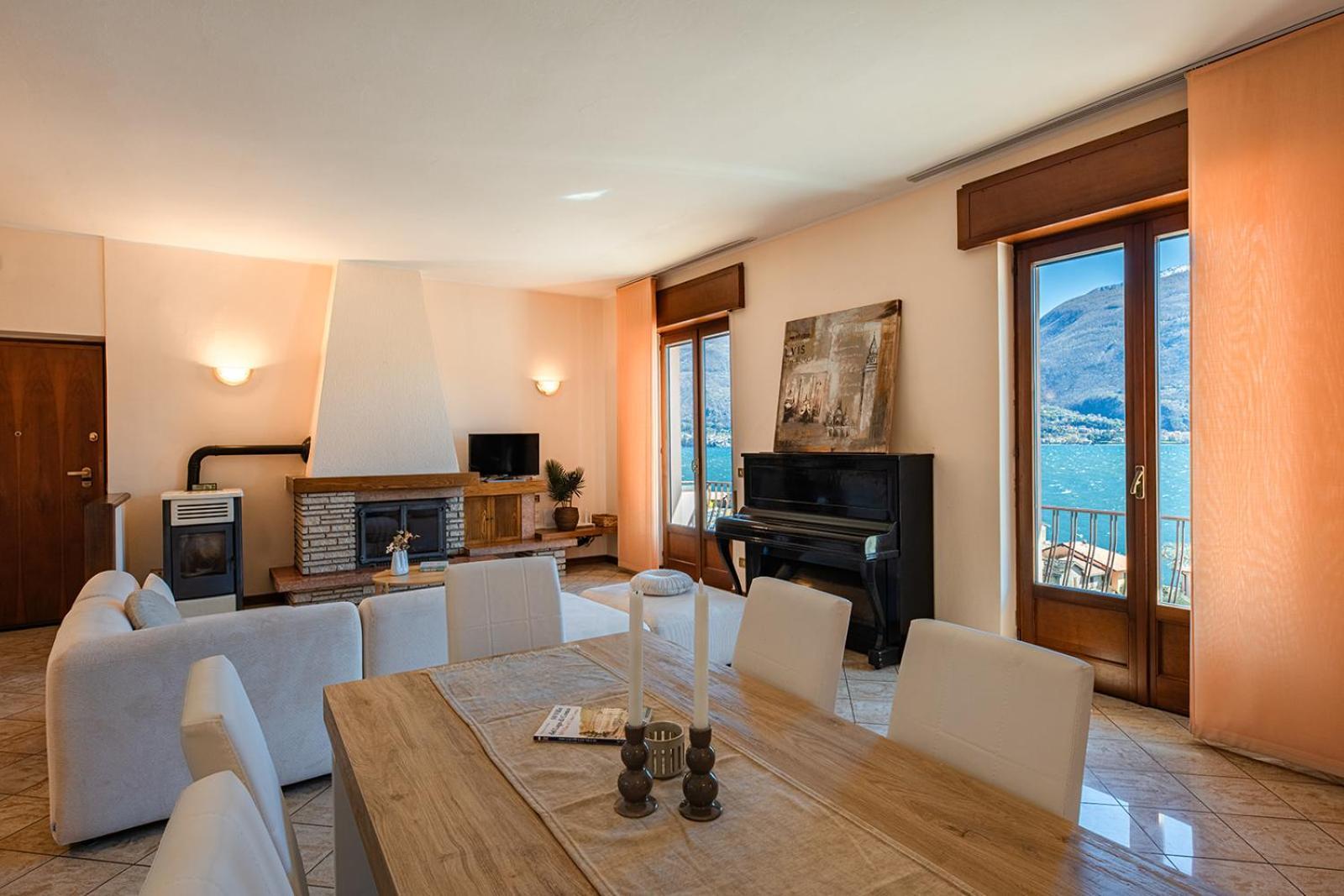 Appartamento Bellavista - Lake Como View - Near The Beach Кремия Экстерьер фото