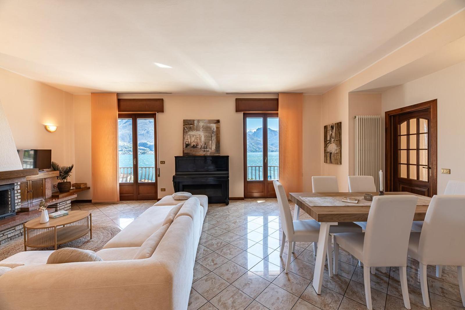 Appartamento Bellavista - Lake Como View - Near The Beach Кремия Экстерьер фото